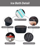 Nouveau Style Logo personnalisé baignoire à glace gonflable adulte et bébé sport bain de glace refroidisseur d'eau pour la thérapie de l'eau froide
