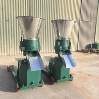 Nueva Máquina para Hacer Pellets de Alimento para Aves de Corral y Ganado, Alta Productividad, 220V, Uso Agrícola, Capacidad de 200kg/h, Maíz/Trigo, Pellets de 4-6mm