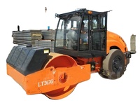Rouleau vibratoire à tambour unique LT618B de 18 tonnes, 132 kW, 390 kN, 2100 mm pour la construction routière
