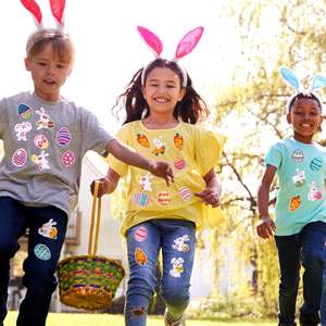 Parches Termoadhesivos Personalizados <span class=keywords><strong>de</strong></span> Dibujos Animados <span class=keywords><strong>de</strong></span> Pascua, Impermeables, para Decoración <span class=keywords><strong>de</strong></span> Ropa, Chaquetas, Jeans y <span class=keywords><strong>Vestidos</strong></span> - Product Image 5