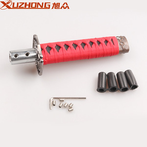 Xuzhong Samurai Style Gear <b>Shift</b> <b>Knob</b> 156mm Red Handle Universal Car Modification Ergonomic Design - Product Image 2