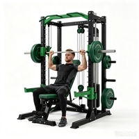 Machine de musculation multifonctionnelle Zoshine avec poulies doubles réglables pour entraînement à domicile