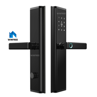 Precio de fábrica WiFi TTLock Cerradura de puerta inteligente Teclado digital Cerradura de puerta electrónica sin llave Cerraduras inteligentes para puerta delantera