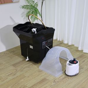 Machine mobile autonome de shampooing de traitement capillaire de type stockage d'eau d'approvisionnement en eau et de drainage, - Product Image 1