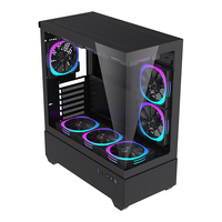 Boîtier d'ordinateur de jeu en verre trempé Lovingcool OEM Factory, avec USB3.0 complet, RGB, pour processeur E-ATX ATX ITX, châssis Full Tower