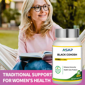 Comprimés de soutien à la ménopause pour femmes de marque privée OEM Comprimés à l'extrait de racine d'actée à grappes noires - Product Image 2