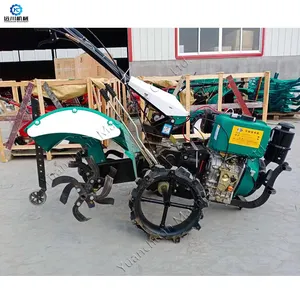 4-wheel self-propelled cultivator Micro tiller can be equipped with gasoline engine or diesel engine / optional agricultural pow