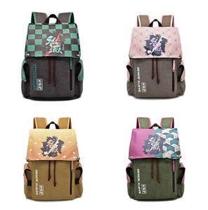Sac à dos <span class=keywords><strong>Demon</strong></span> <span class=keywords><strong>Slayer</strong></span> Kimetsu No Yaiba My <span class=keywords><strong>Hero</strong></span> Academia Tokyo Ghoul en polyester et toile, sac d'anime - Product Image 6
