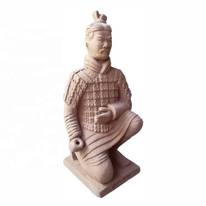 Custom Wholesale Cheaper <strong>Garden</strong> Decor Antique Marble Sculpture Granite Kneeling Archers Xian <strong>Terracotta</strong> <strong>Warriors</strong> <strong>Statue</strong> - Product Image 5