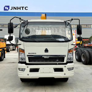 Camión de auxilio ligero de Sinotruck HOWO 4X2 del precio de fábrica con la grúa telescópica del auge del brazo de 8 toneladas para la elevación del coche/del autobús en venta - Product Image 2