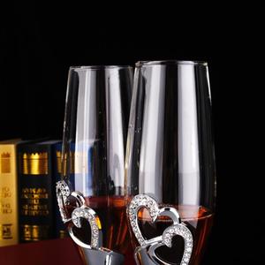 Flûtes à <span class=keywords><strong>champagne</strong></span> Newell en gros, coupe à main, support mural, cristal de luxe, couleur personnalisée, verres à <span class=keywords><strong>champagne</strong></span> pour mariage - Product Image 5