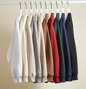 <span class=keywords><strong>2026</strong></span> Hochwertige Unisex Damen Mode Grafik-Hoodies 300GSM Baumwoll-Sweatshirt Pullover Übergroße Streetwear Schlichte Lässige Passform - Product Image 2