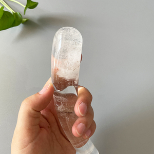 Baguette de Massage en cristal de Quartz clair baguette pelvienne Gua Sha pour adultes cristaux et pierres de guérison baguettes de Massage pour adultes cadeau - Product Image 3