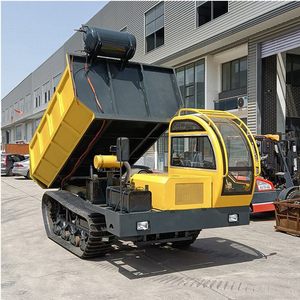 10 tấn offroad cao su theo dõi Crawler Dumper tàu sân bay vận chuyển - Product Image 2