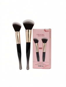 Pennelli per trucco Grenobil H174, pelo sintetico, manico in plastica, forma rotonda, per l'applicazione del trucco - Product Image 1