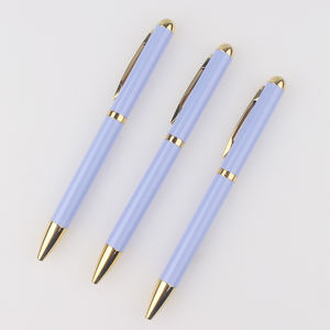 Bolígrafo de Metal Color Morado Caramelo con Logotipo Personalizado 2025 para Niñas, 1.0 mm, Regalo - Product Image 1