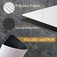 Tapis de Souris Blanc Vierge en Gros pour Sublimation Personnalisée, Tapis de Bureau XXL Extra Large pour Bureau et Maison
