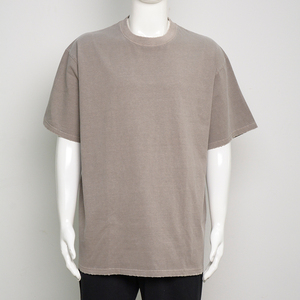 Camiseta de Hombre al por Mayor con Estampado Acid Wash, Estilo Urbano Hip Hop, 100% Algodón Ecológico, Antiarrugas, Corte Regular, Vintage - Product Image 3