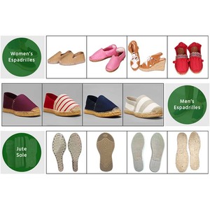 Meilleure offre sur des chaussures d'espadrilles pour hommes de haute qualité 100% toile de coton naturel avec semelle en jute légère et respirante pour l'été - Product Image 6