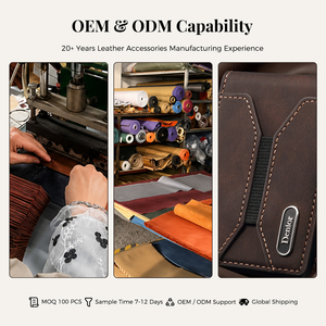 Portefeuille magnétique en cuir PU RFID Mag Safe, fin, pliable, avec porte-cartes d'identité et <span class=keywords><strong>de</strong></span> crédit en aluminium, pour hommes, capacité <span class=keywords><strong>de</strong></span> 10 à 13 cartes et argent liquide - Product Image 5