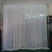 Système modulaire de tubes et de rideaux pour les décors de mariage, les événements, les salons professionnels et les expositions