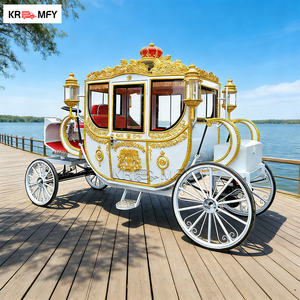 Chariot de Mariage Électrique de Luxe Style Princesse Classique, Voiture de Chevaux Royale Européenne pour Visites Touristiques, à Vendre - Product Image 3
