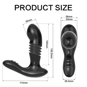 Potente Vibrador de Próstata con Motor de Vibración Fuerte y Varilla Flexible para una Inserción Cómoda, Múltiples Velocidades, Juguetes Sexuales - Product Image 6