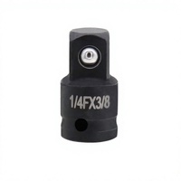 Adaptateur réducteur de douille à chocs à extrémité unique VictorsHome, entraînement 1/4 pouce F 3/8 pouce M, en acier au chrome-molybdène, pour convertisseurs de tournevis