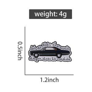 Pilote choisit la musique Broche en émail Style Punk Broche de <span class=keywords><strong>voiture</strong></span> Lapel Badge Sac à dos Bijoux Cadeau <span class=keywords><strong>pour</strong></span> amis - Product Image 6