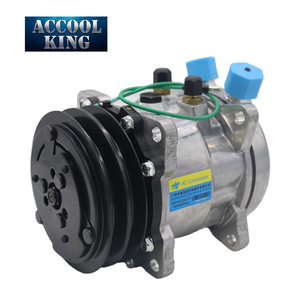 คอมเพรสเซอร์แอร์รถยนต์ 12V/24V คอมเพรสเซอร์แอร์สำหรับรถแทรกเตอร์ รถขุด รถบรรทุกหนัก ปี 2007-2009 - Product Image 2