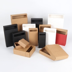 Caja de regalo de Kraft impreso personalizado diapositiva del cajón de Kraft bolsas de té caja de embalaje de papel - Product Image 6