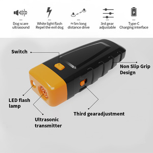 YENİ Şarj Edilebilir Ultrasonik Köpek Kovucu Pil Ömrü Açık Hava Havlama Kontrol Cihazı - Product Image 5