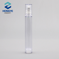 Botol Pompa Parfum Kosmetik Silinder Putih dengan Tutup Mahkota 5ml/10ml/12ml/15ml Tersedia