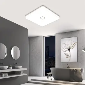새로운 현대 제품 Led 빛 실내 거실 슈퍼 얇고 밝은 Led 천장 조명 18W 사각 천장 조명