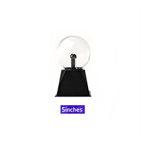 Boule de plasma à brancher avec prise standard EU/US, globe magique à électricité statique, lampe à éclairs activée par le son pour la maison