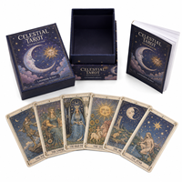 Cartes de tarot parfumées personnalisées, jeu de cartes parfumées sur mesure, impression de qualité supérieure, matériau PVC écologique et durable, guide, boîte cadeau