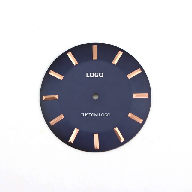 Customized Pattern Embossed Watch Dials High Quality Custom Size Dials NH35 2824 Wristwatch Dials Index Wristwatch Accessories