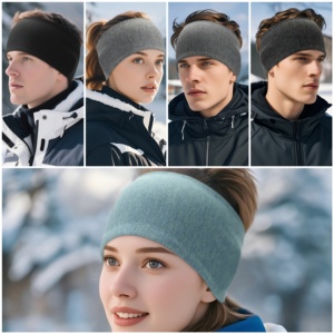 <span class=keywords><strong>Bandeau</strong></span> élastique pour moto, cyclisme, course à pied, sport, hiver, <span class=keywords><strong>cache</strong></span>-oreilles, polaire, temps froid, ski - Product Image 6