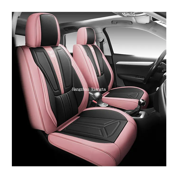 Universal Luxury 5D 9D Car Seat Covers Four Seasons Leather Fashion Design Custom Car Seat Cover Full Five Seats