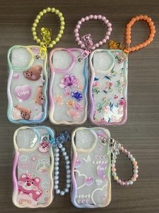 เคสโทรศัพท์มือถือลายผีเสื้อสำหรับ VIVO <span class=keywords><strong>Y100</strong></span> Y83 TPU สำหรับ iPhone 11 12 13 14 15 PRO MAX เคสโทรศัพท์สร้อยข้อมือหมีสุดหรู - Product Image 6
