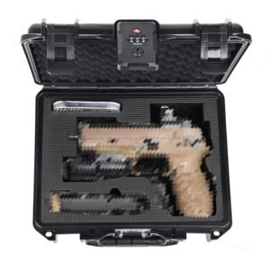Kinghardcase TSA Được Phê Duyệt Sig Sauer P320 Tương Thích Cứng Shell Gun Trường Hợp Khóa Đóng Cửa Không Thấm Nước IP67 Cho Du Lịch - Product Image 1