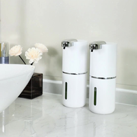 Distributeur automatique de savon mousse sans contact 380 ml, sur pied, étanche IPX5, avec capteur IR, pour salle de bain, cuisine, évier, kit pompe USB, hôtel