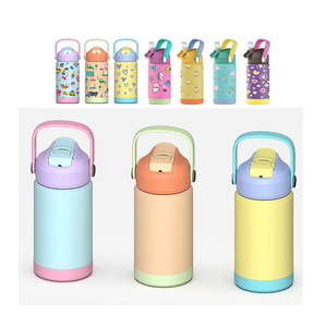 Botella de Agua Infantil Hong Ling con Tapa de Paja, Diseño Personalizado, Portátil, Aislada, para la Escuela y Viajes - Product Image 5