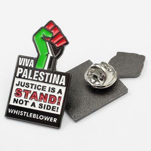 Pin de Solapa con Logotipo Metálico de <span class=keywords><strong>Gaza</strong></span>, Pin de Esmalte con la Mano en Forma de Puño, Insignia <span class=keywords><strong>Palestina</strong></span>, Pin con la Bandera de <span class=keywords><strong>Palestina</strong></span>, Insignia con el Mapa de <span class=keywords><strong>Palestina</strong></span> - Product Image 5