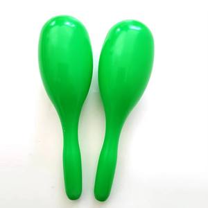 <span class=keywords><strong>Maracas</strong></span> en plastique colorées avec logo personnalisé, marteau à sable, accessoire d'instrument de musique, 1 paire, OEM/ODM, cadeau de Noël pour enfants - Product Image 5
