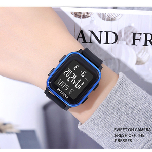 2026 New Women's Sports <b>Digital</b> <b>Watch</b> Simple Stylish Design Stainless Steel Case Long Battery Life - Product Image 2