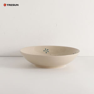 Juego de vajilla de 16 piezas de gres pintado a mano de primera calidad, apto para microondas sin plomo, apto para lavavajillas, para uso doméstico y en restaurantes - Product Image 2