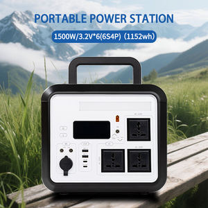 Système d'alimentation de secours LiFePO4 avec MPPT et onduleur à onde sinusoïdale pure pour le camping en extérieur, la recharge solaire de voitures et l'utilisation avec panneaux solaires - Product Image 3