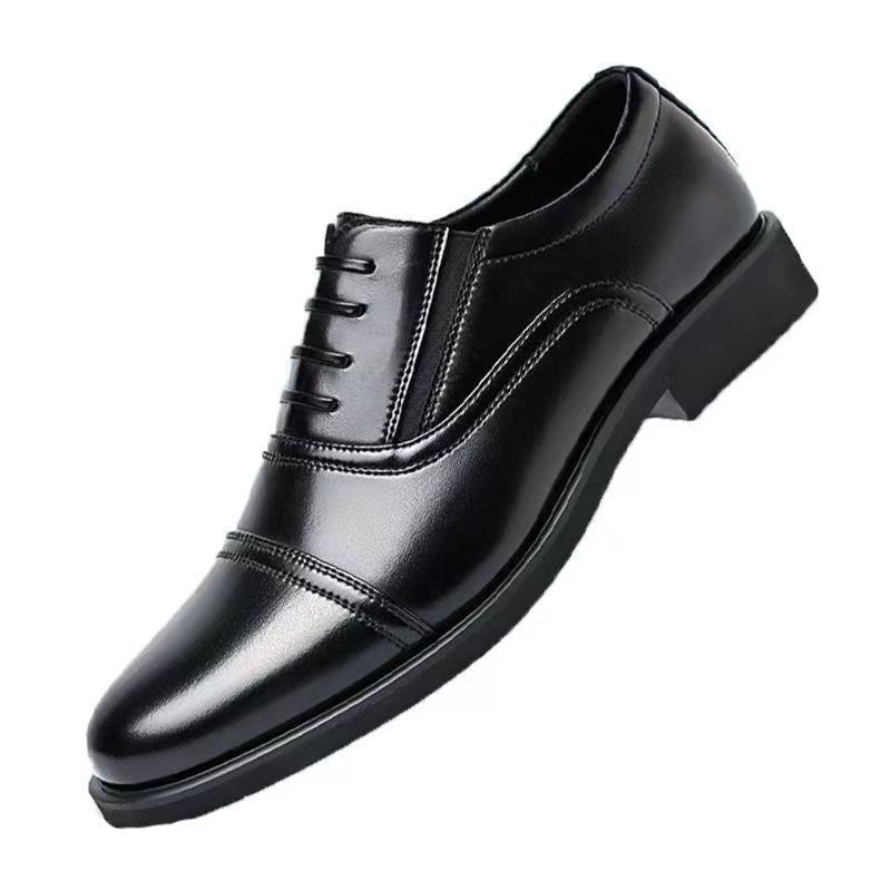 2023 wholesale hot sale fashion Spring new style male shoes breathable casual men's business dress leather shoes