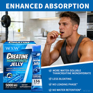 Gomitas de Creatina Monohidrato de 5000 mg, Aumentan la Fuerza Muscular, Mejoran la Potencia, Apoyan los Entrenamientos Intensos para Atletas - Product Image 5